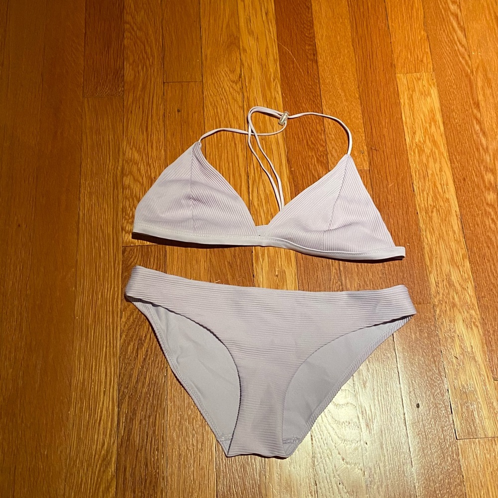 SOLD Asos MTWTFSS WEEKDAY purple bikini